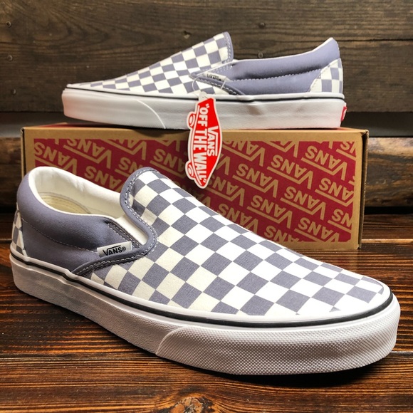 blue granite checkered vans
